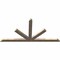 Ekena Millwork Saratoga Smooth Timber Gable Bracket, Douglas Fir, 108"W x 54"H x 3 1/2"D x 5 1/2"F, 12/12 Pitch GBW108X54X0406SAR00SDF - alternate 3